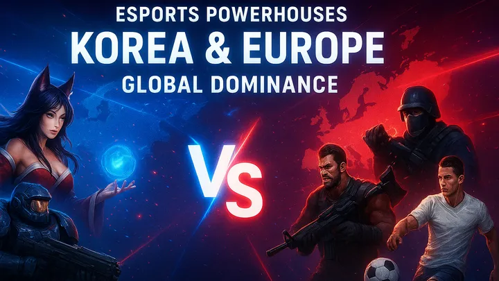 Esports Powerhouses: Korea and Europe’s Global Dominance